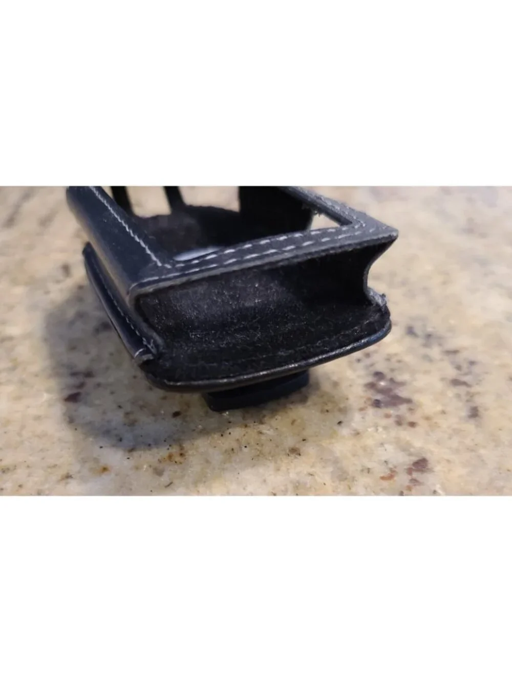 Krusell Blaze Multidapt Leather Case for Flip Phones Black Belt Clip